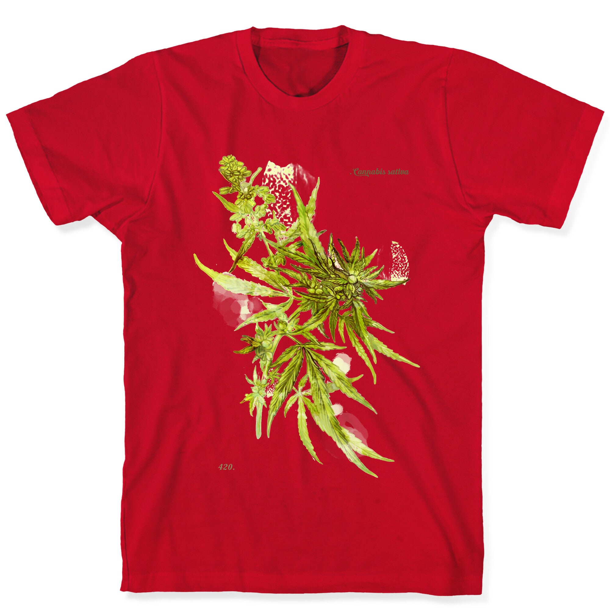 Cannabis Botanical Illustration T-Shirt