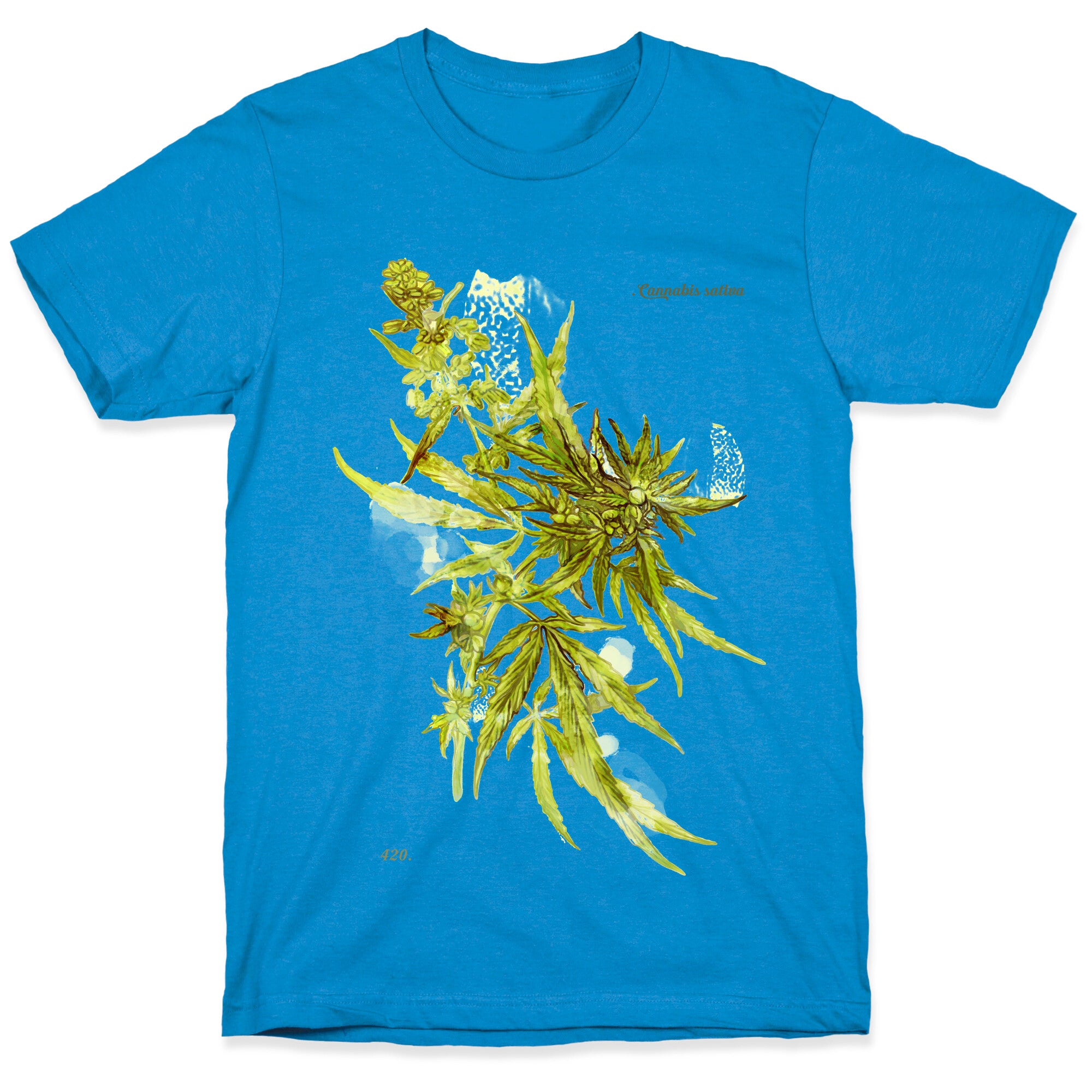 Cannabis Botanical Illustration T-Shirt
