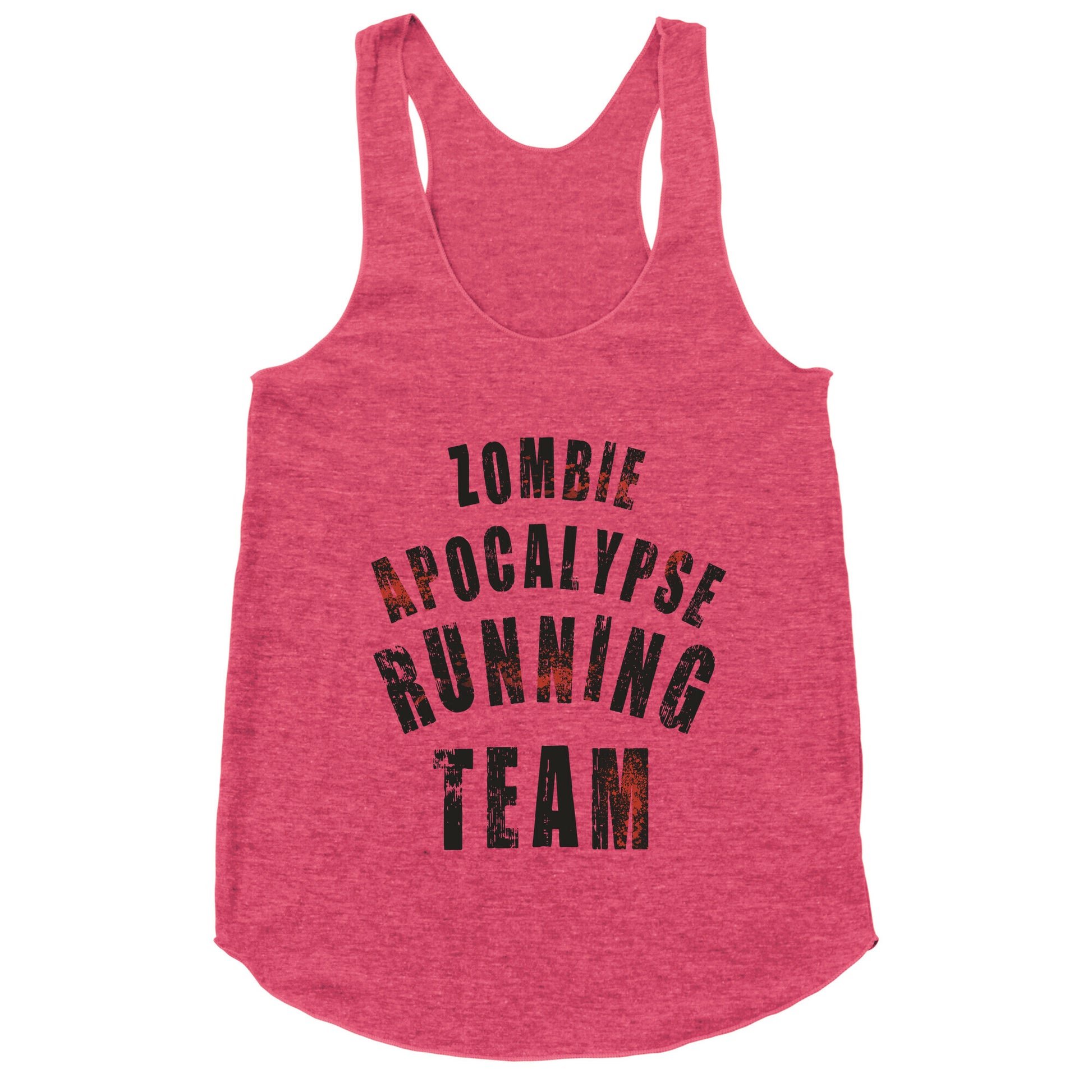 Zombie Apocalypse Running Team Racerback Tank