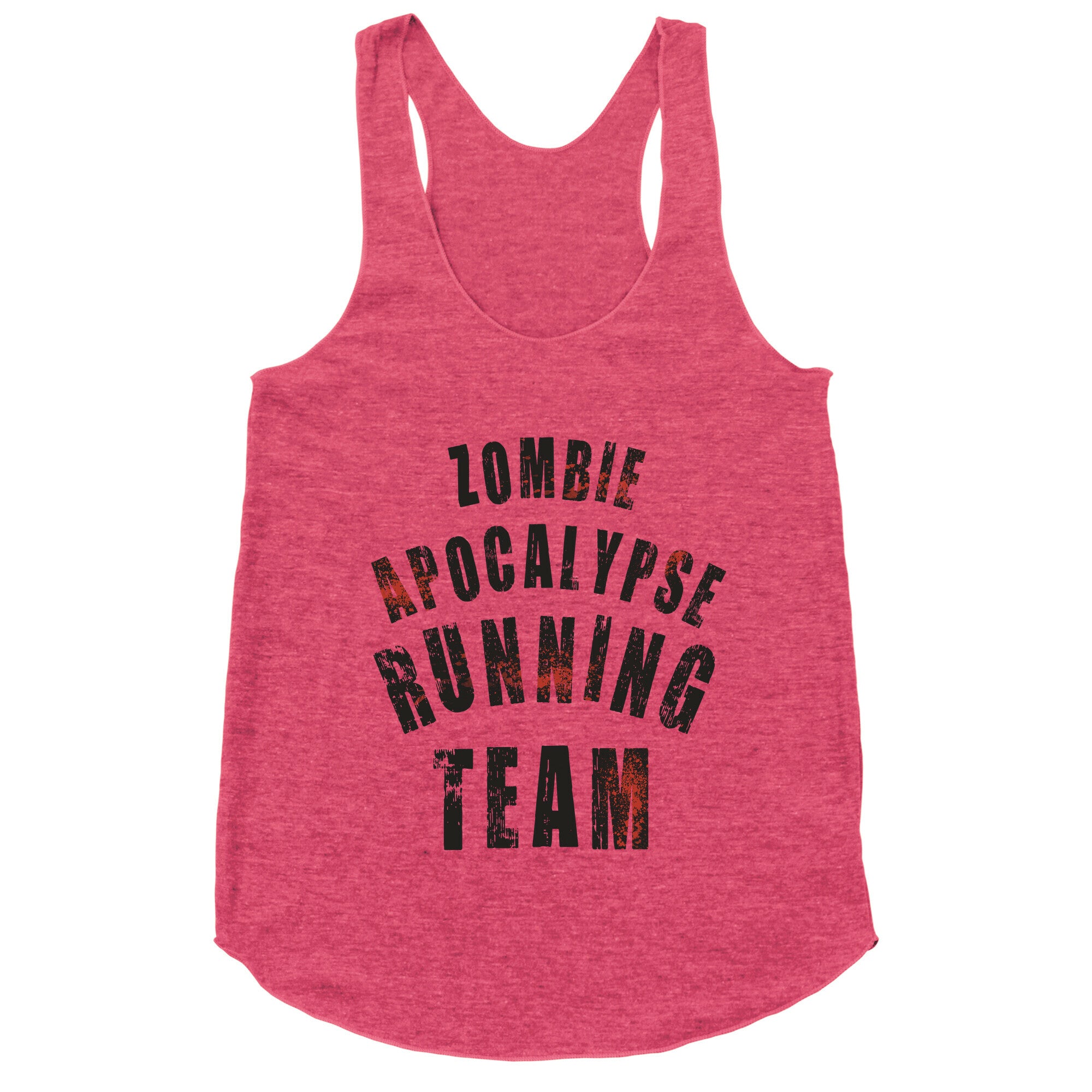 Zombie Apocalypse Running Team Racerback Tank