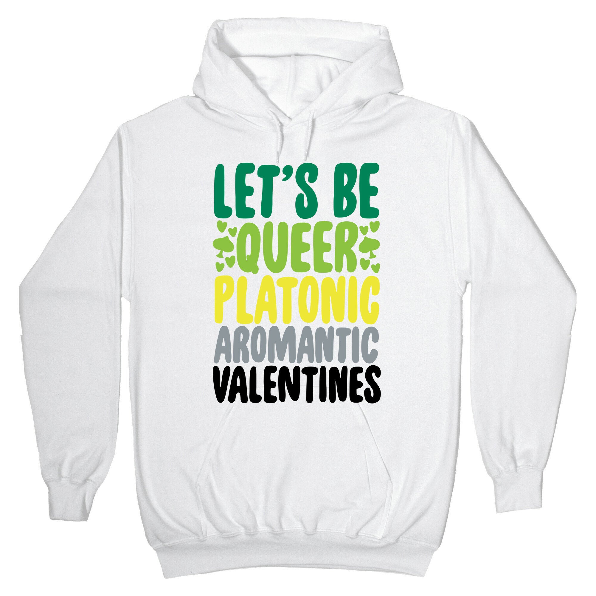 Queerplatonic Aromantic Valentine Hoodie