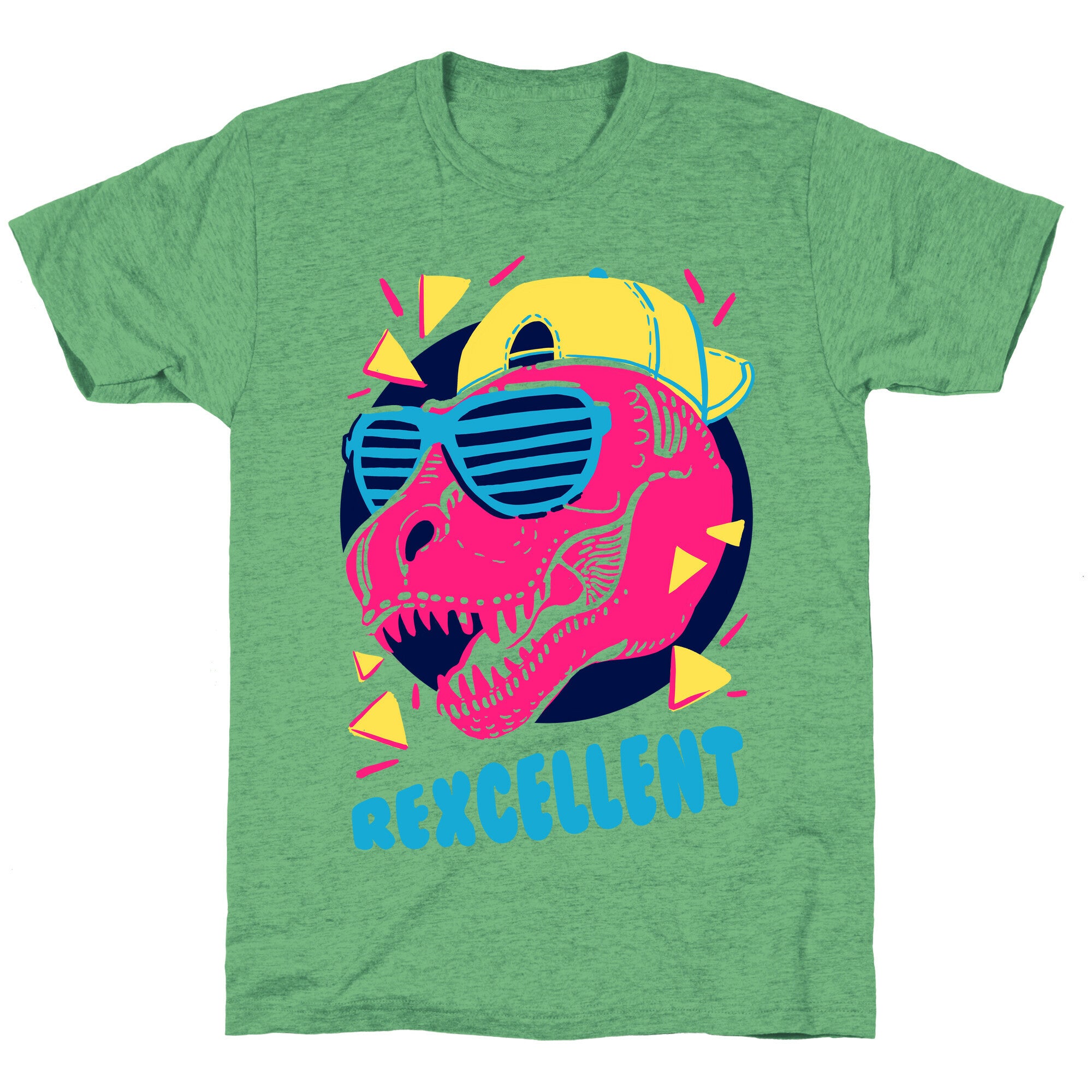 T-Rexcellent 90's Dinosaur Tyrannosaurus Unisex Triblend Tee