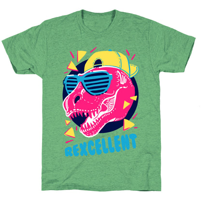 T-Rexcellent 90's Dinosaur Tyrannosaurus Unisex Triblend Tee