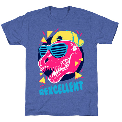 T-Rexcellent 90's Dinosaur Tyrannosaurus Unisex Triblend Tee