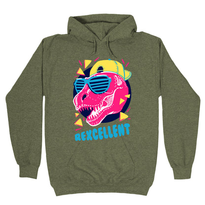 T-Rexcellent 90's Dinosaur Tyrannosaurus Hoodie