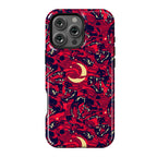 Occult Werewolf Moon Pattern Phone Case