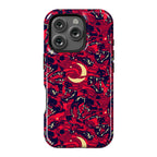 Occult Werewolf Moon Pattern Phone Case