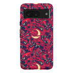 Occult Werewolf Moon Pattern Phone Case