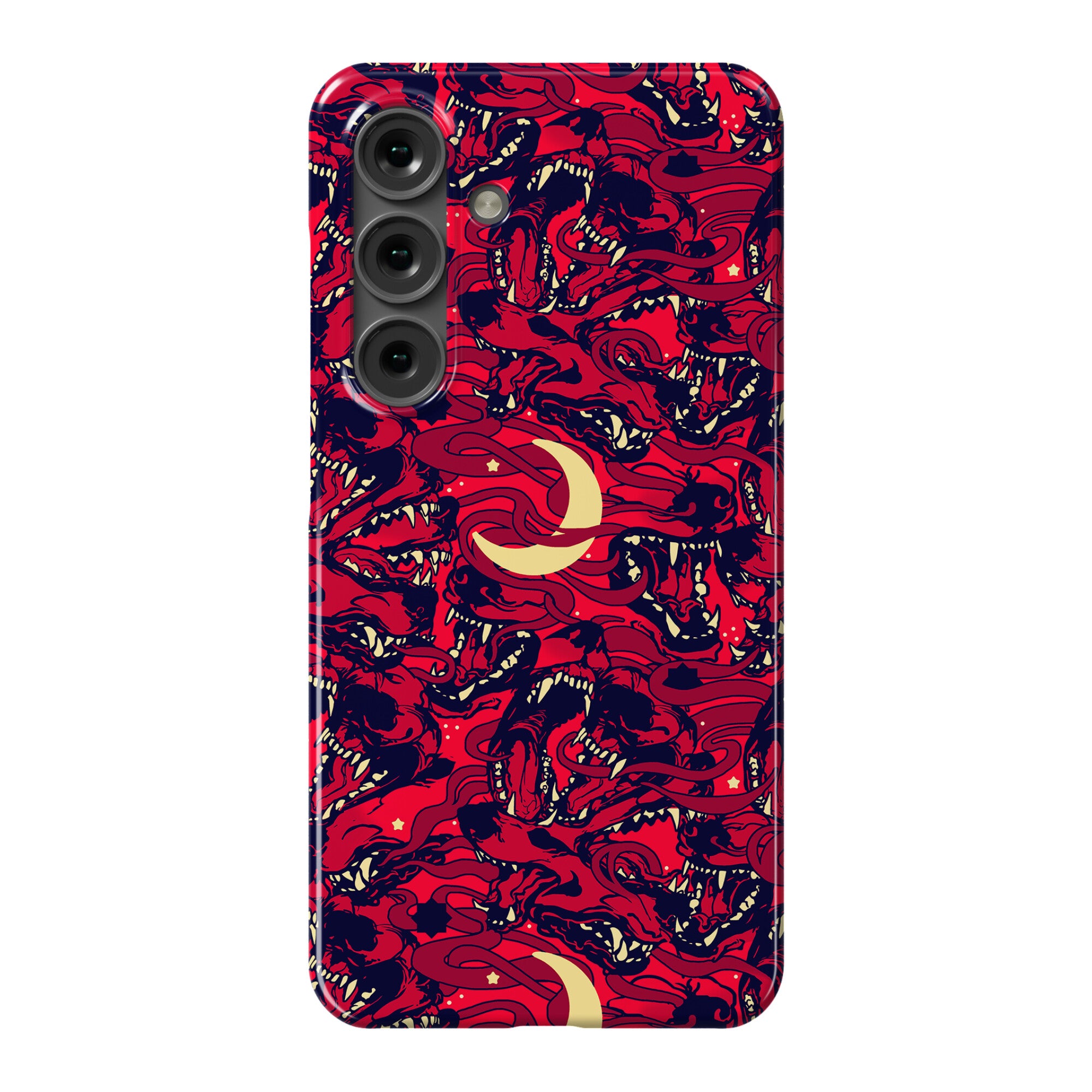 Occult Werewolf Moon Pattern Phone Case