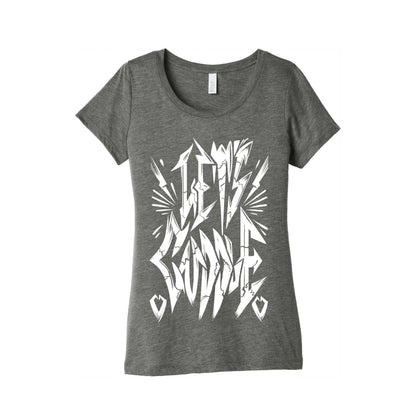 Let's Cuddle (Metal) Women's Triblend Tee