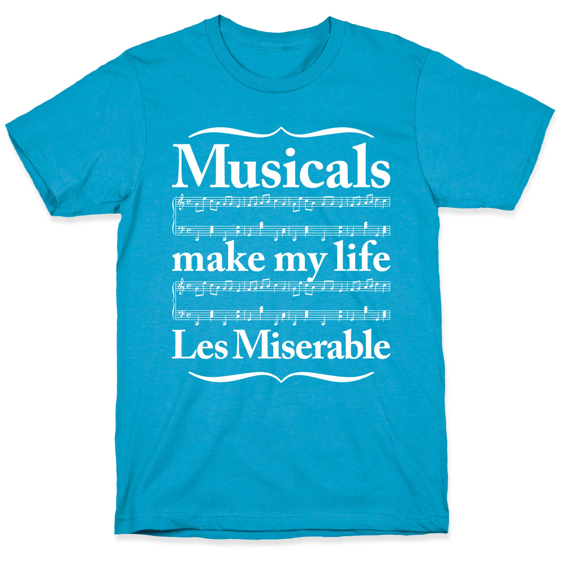 Musicals Make My Life Les Miserable Unisex Triblend Tee
