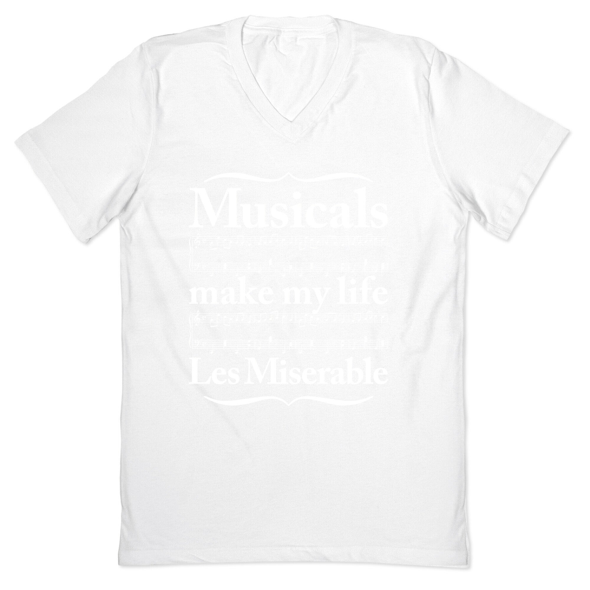 Musicals Make My Life Les Miserable V-Neck