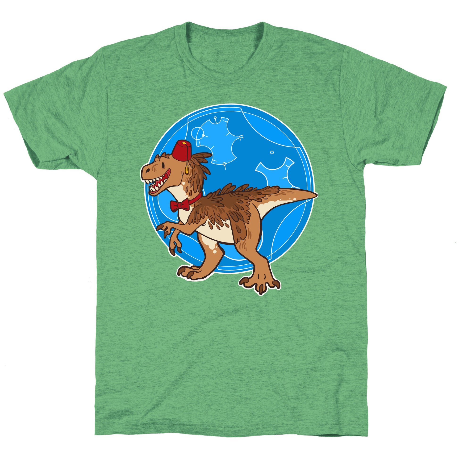 Dinosaur Doctor Who Unisex Triblend Tee