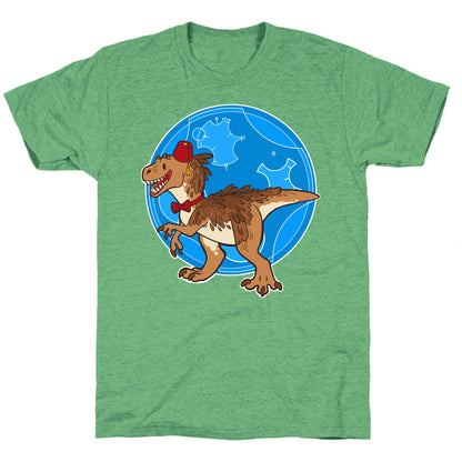 Dinosaur Doctor Who Unisex Triblend Tee