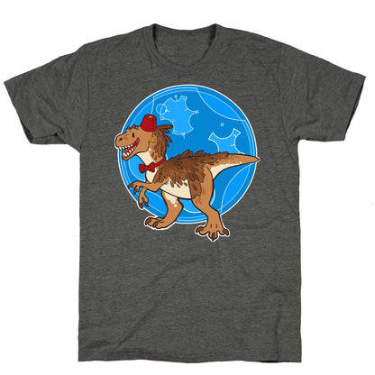 Dinosaur Doctor Who Unisex Triblend Tee