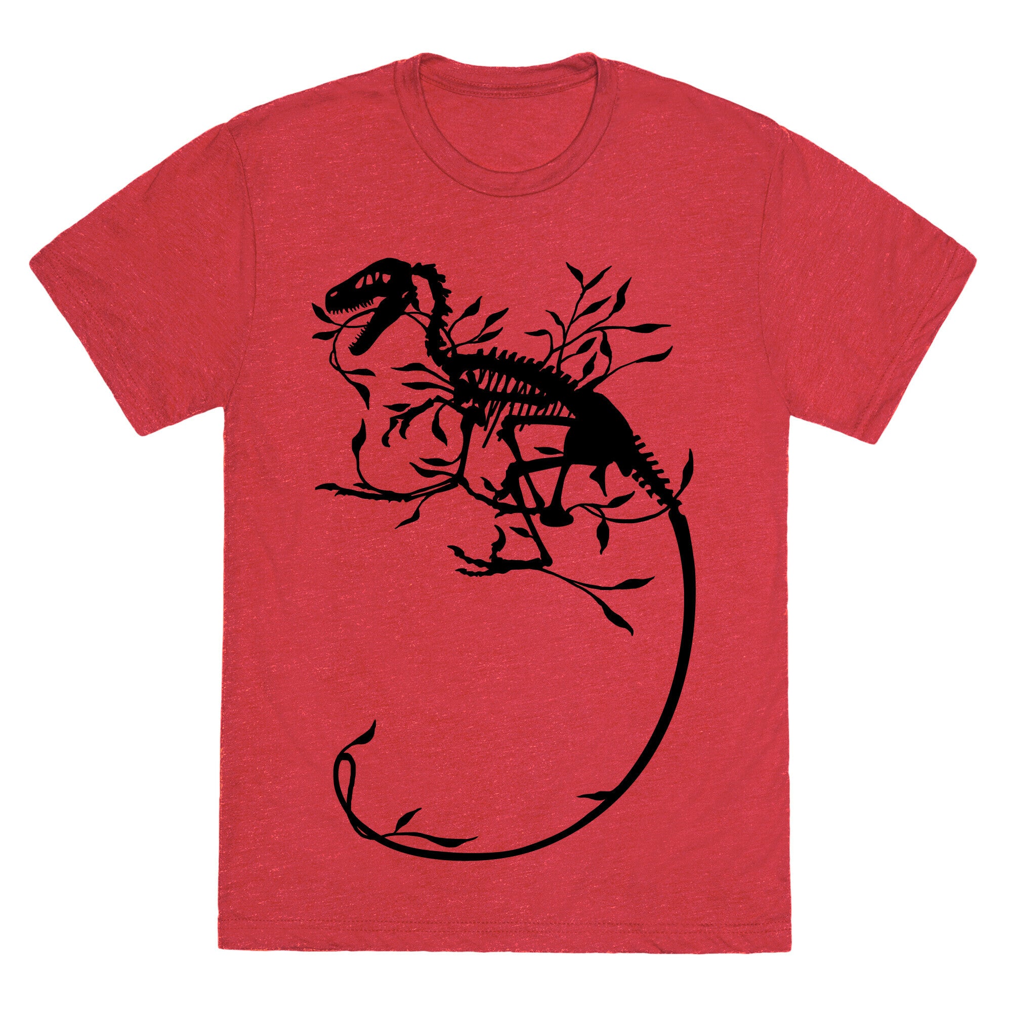 Floral Dinosaur Unisex Triblend Tee