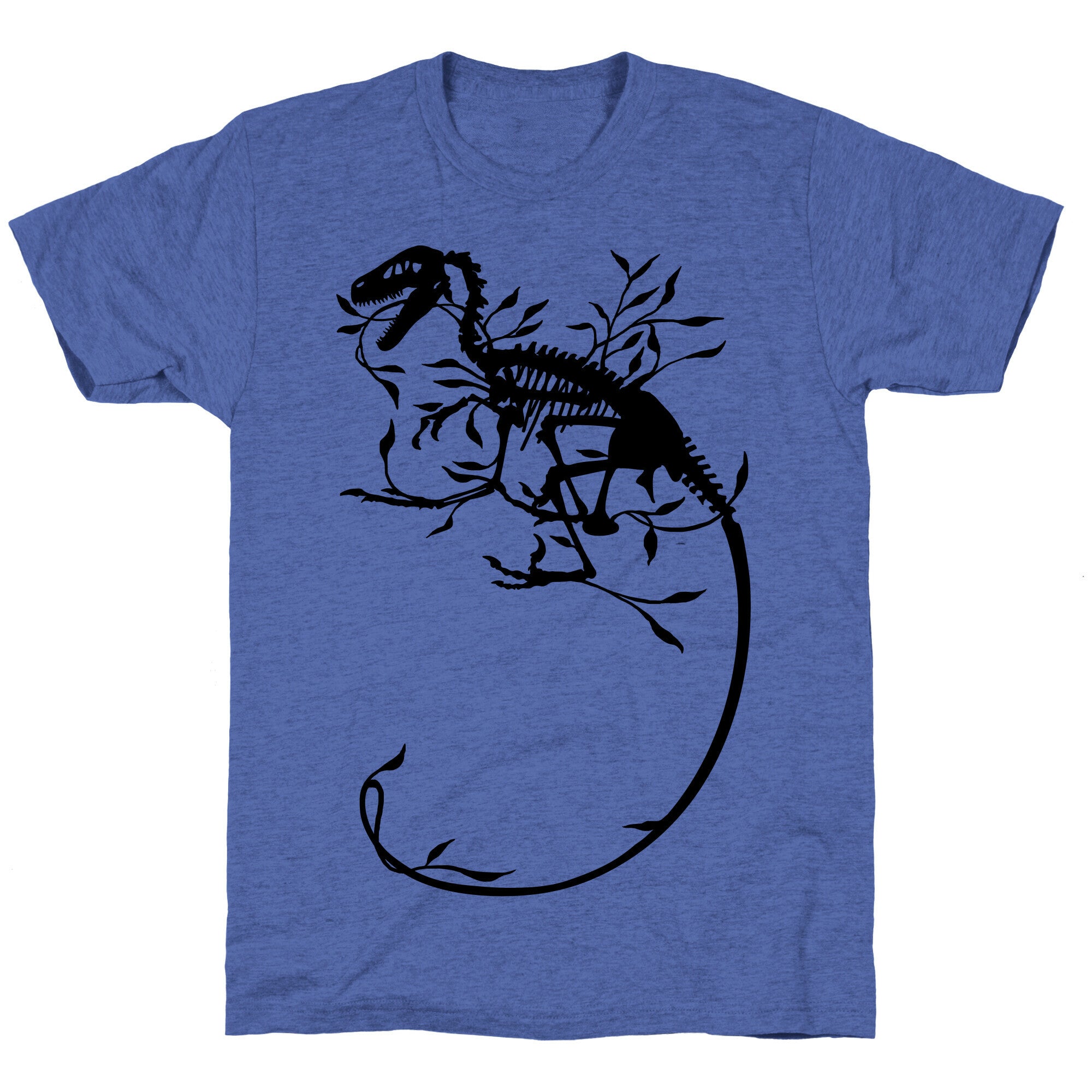 Floral Dinosaur Unisex Triblend Tee