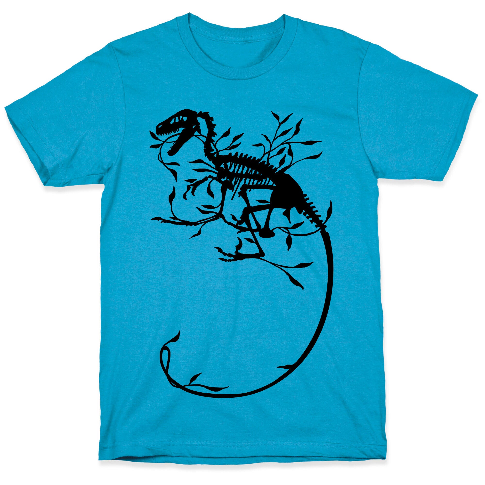Floral Dinosaur Unisex Triblend Tee