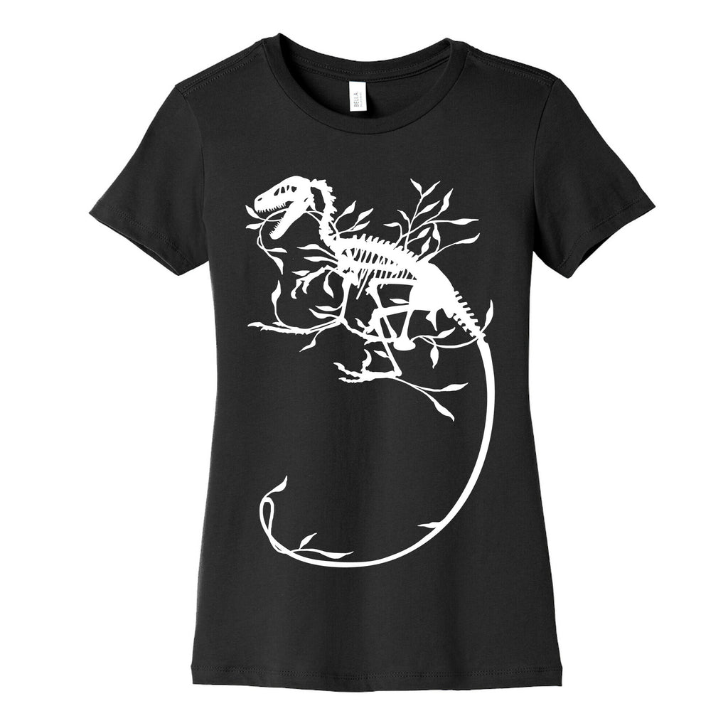 Floral Dinosaur Women's Cotton Tee