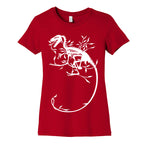 Floral Dinosaur Women's Cotton Tee
