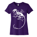 Floral Dinosaur Women's Cotton Tee