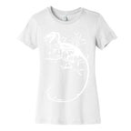 Floral Dinosaur Women's Cotton Tee