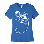 Floral Dinosaur Women's Cotton Tee