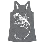 Floral Dinosaur Racerback Tank