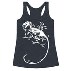 Floral Dinosaur Racerback Tank