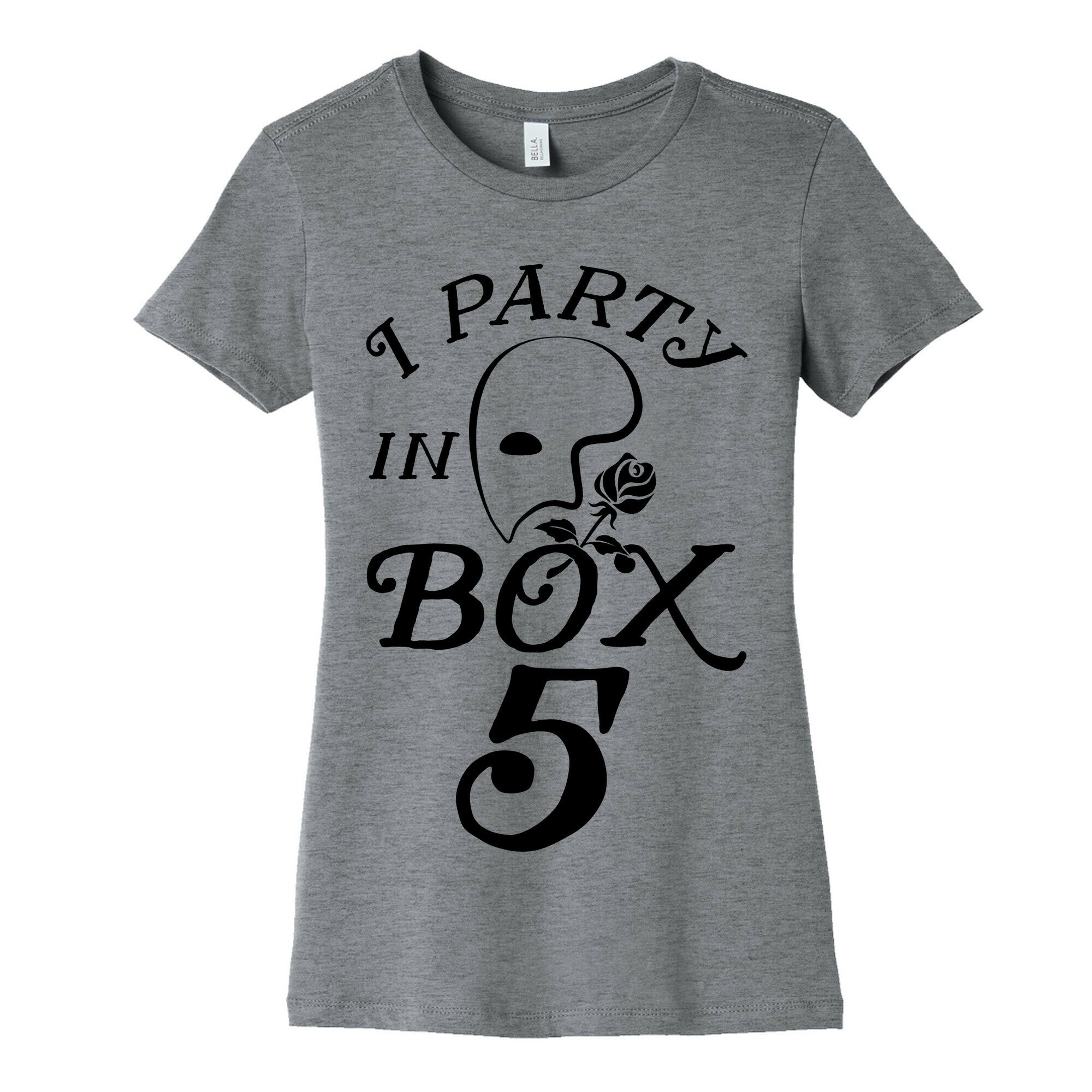 I Party In Box 5 Women's Cotton Tee