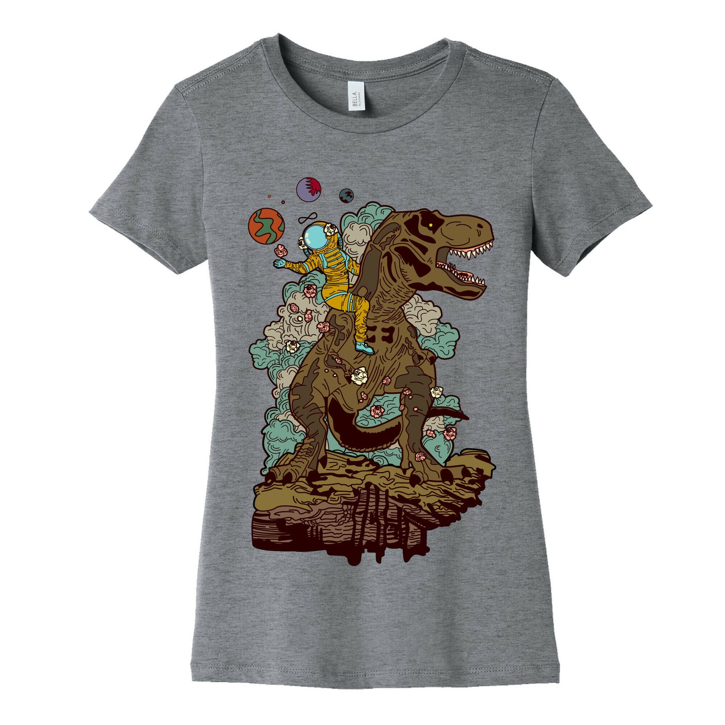 Dinosaur Strength Tarot Women's Cotton Tee
