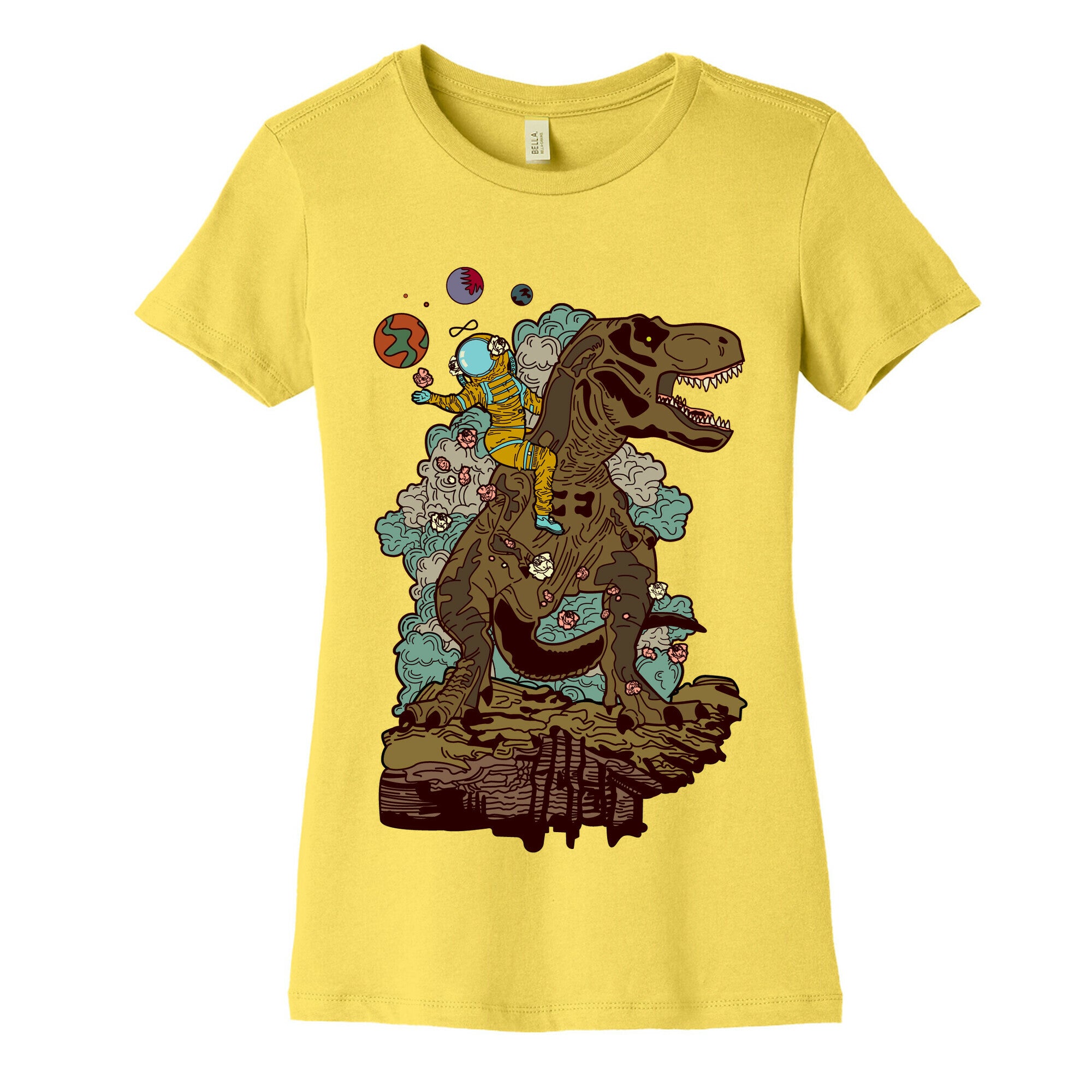 Dinosaur Strength Tarot Women's Cotton Tee