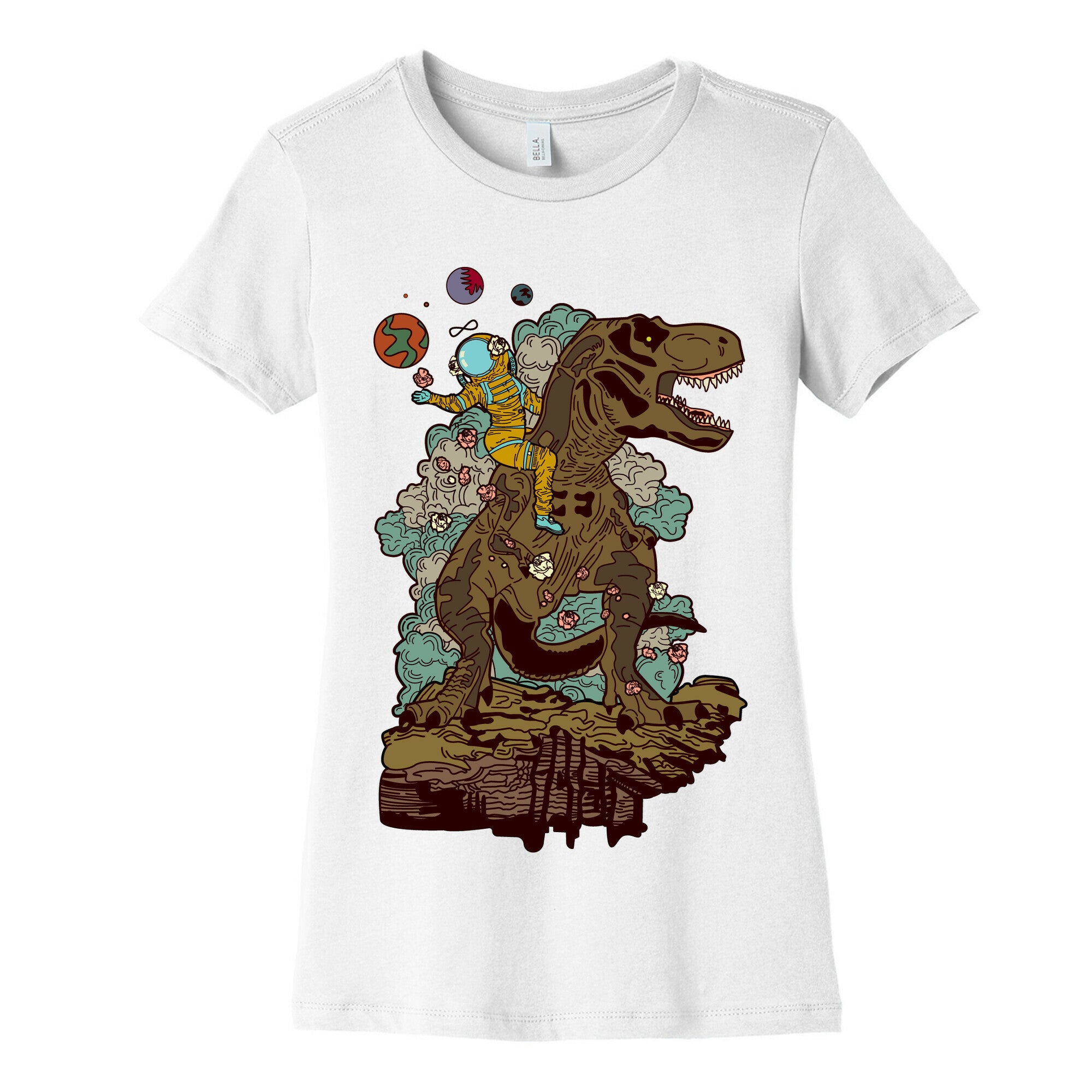 Dinosaur Strength Tarot Women's Cotton Tee