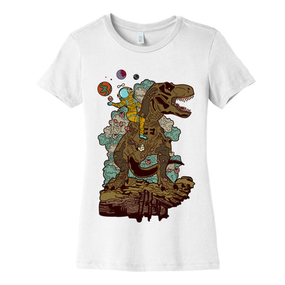 Dinosaur Strength Tarot Women's Cotton Tee