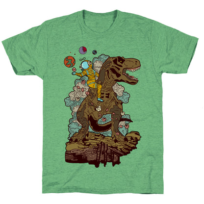 Dinosaur Strength Tarot Unisex Triblend Tee