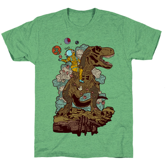 Dinosaur Strength Tarot Unisex Triblend Tee