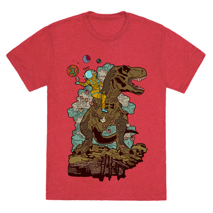 Dinosaur Strength Tarot Unisex Triblend Tee