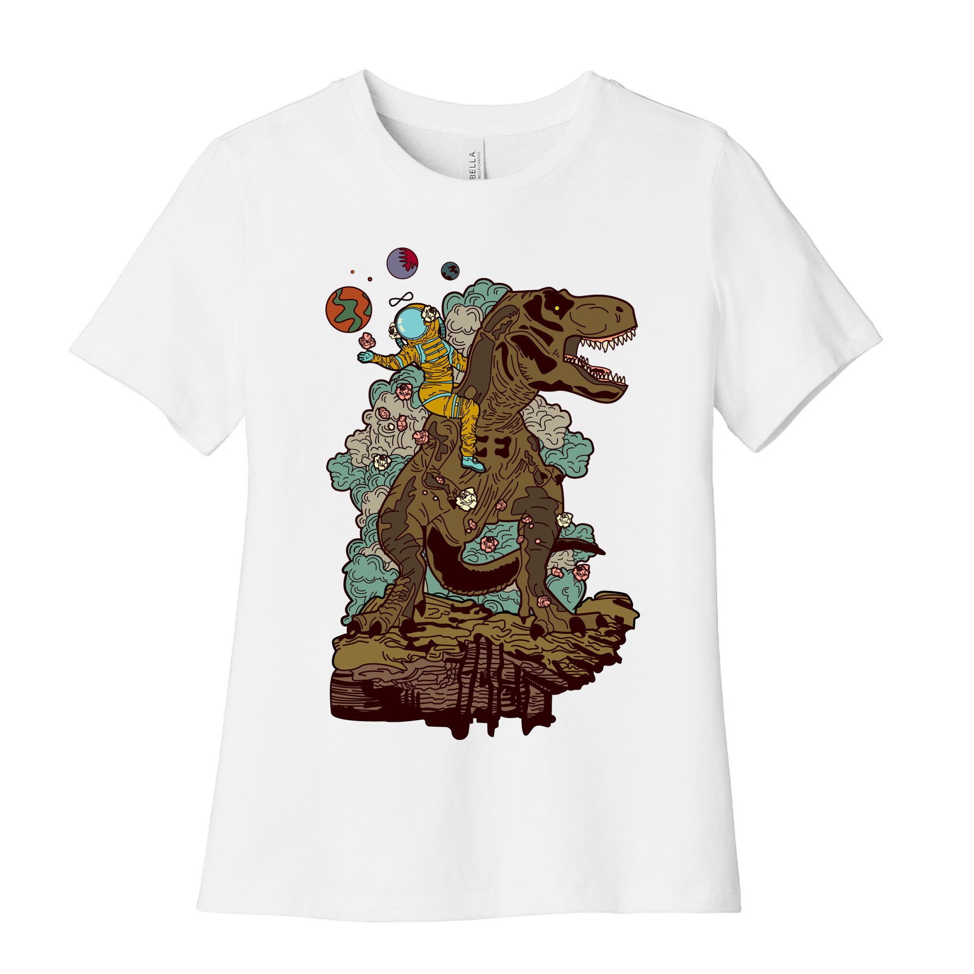 Dinosaur Strength Tarot Women's Cotton Tee