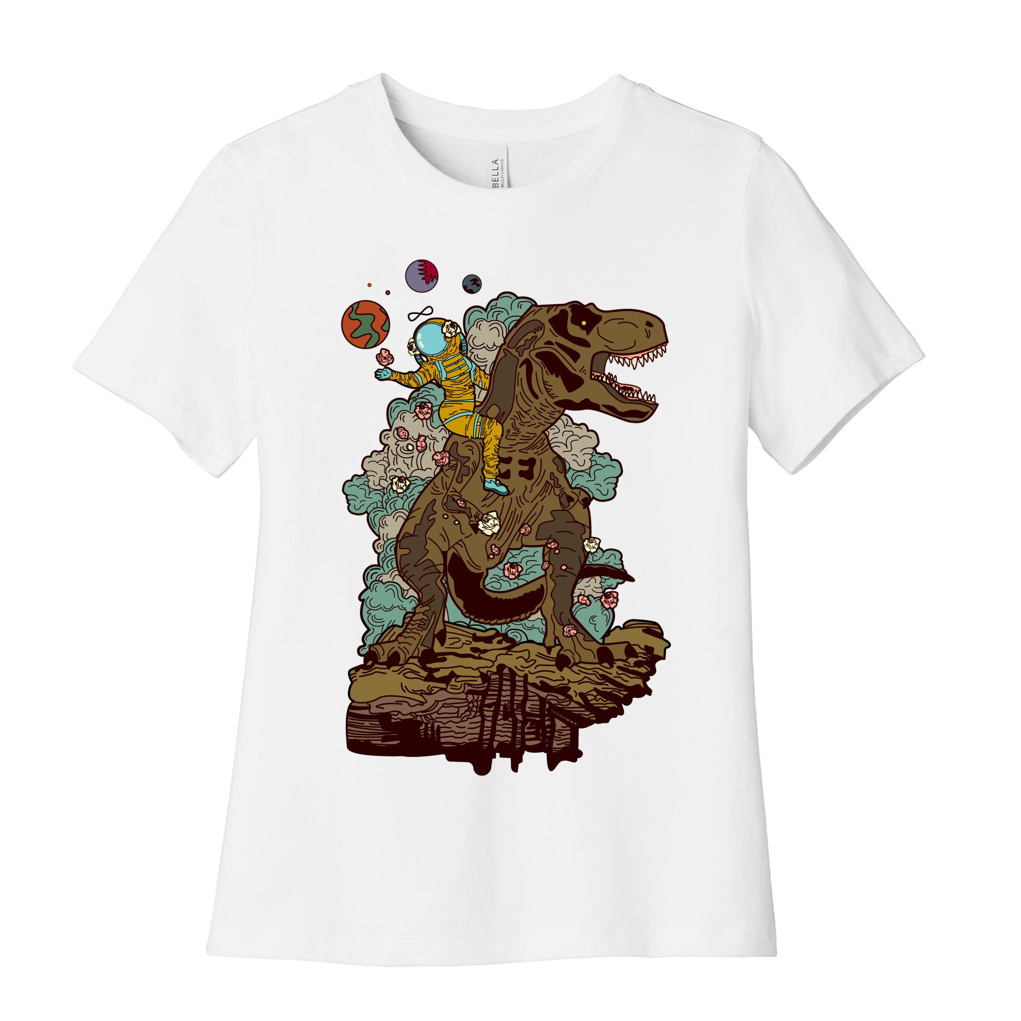 Dinosaur Strength Tarot Women's Cotton Tee
