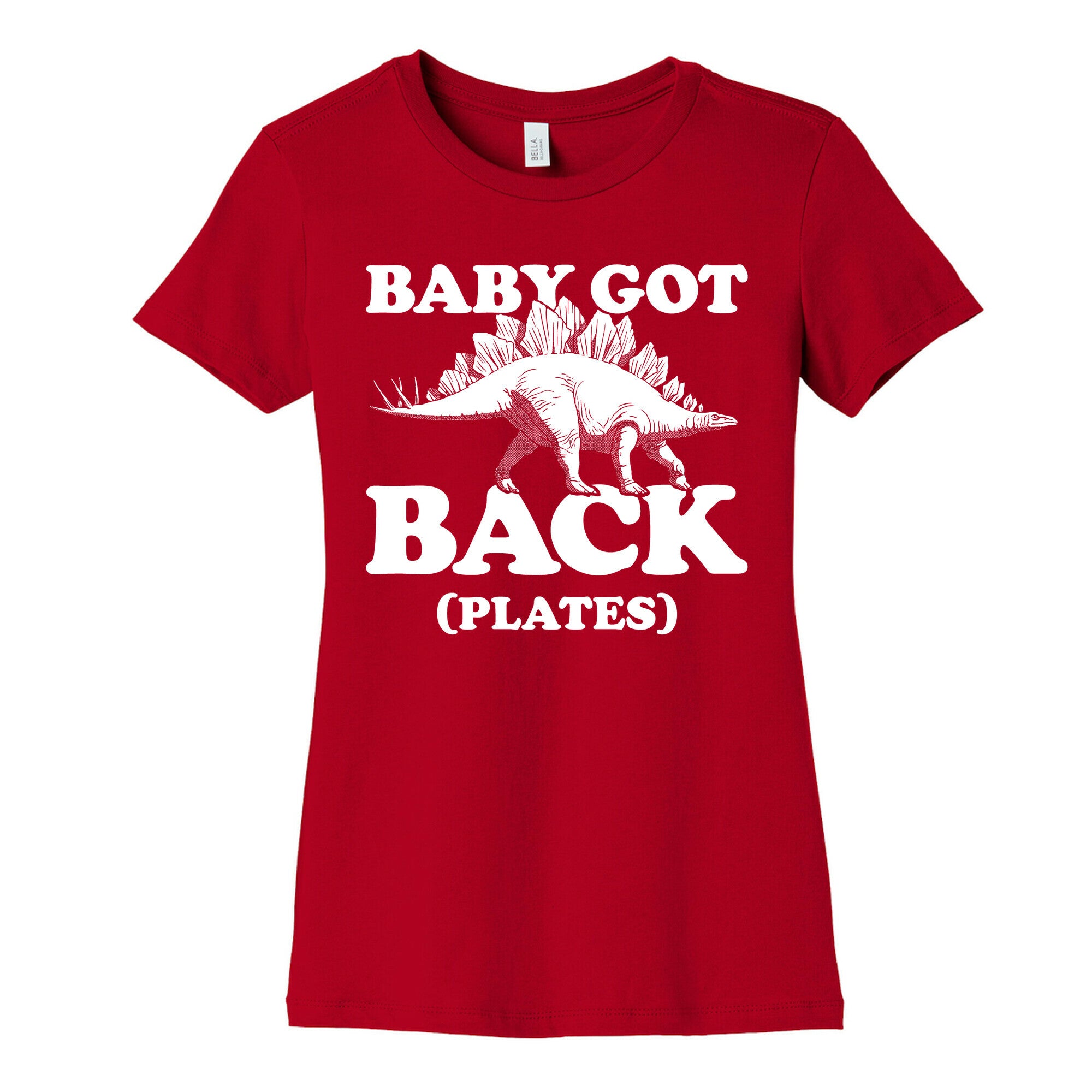 Baby Got Back Plates Women's Cotton Tee