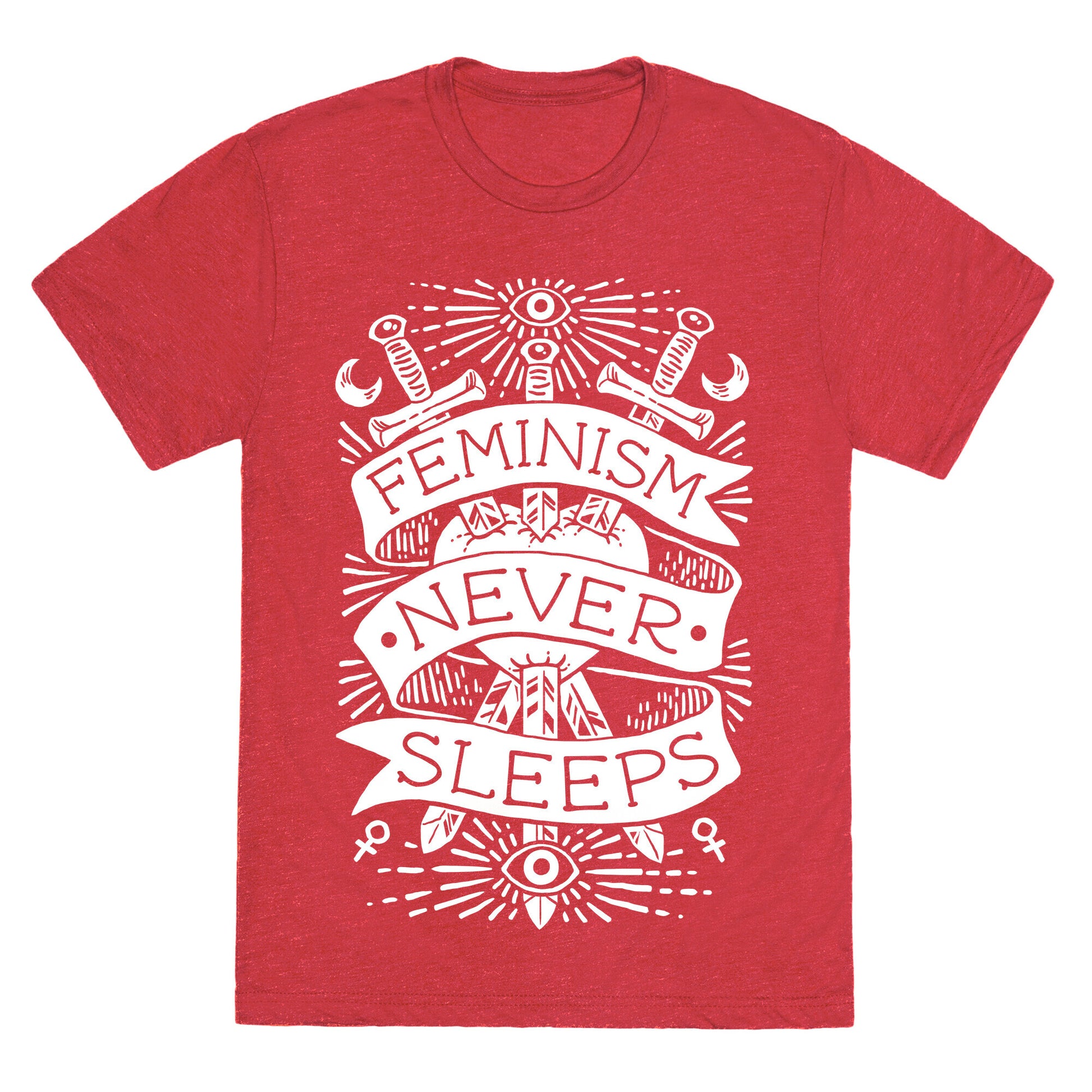Feminism Never Sleeps Unisex Triblend Tee