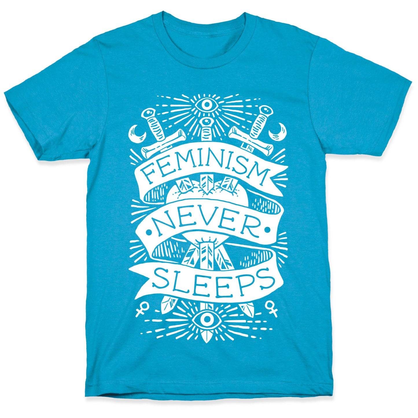 Feminism Never Sleeps Unisex Triblend Tee