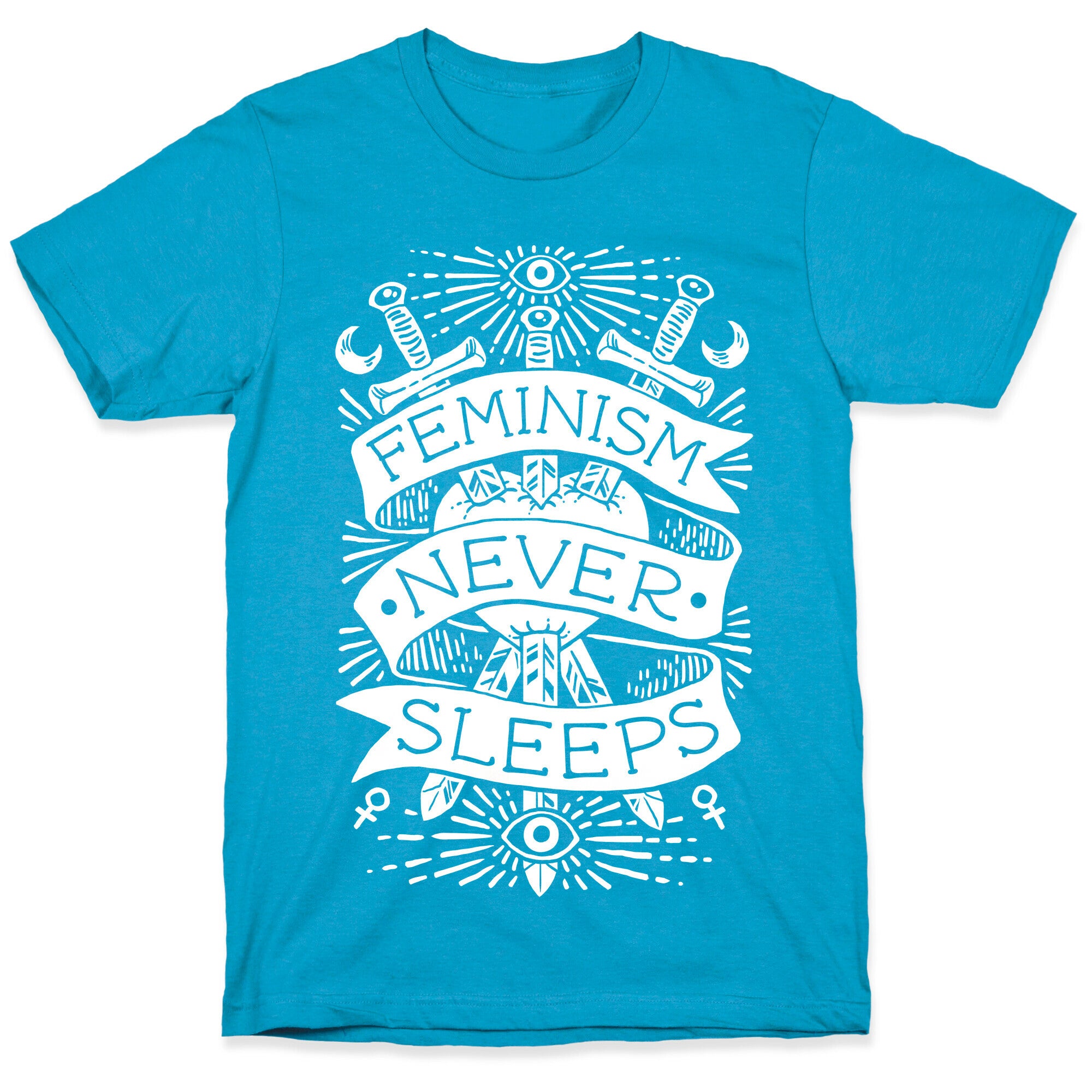 Feminism Never Sleeps Unisex Triblend Tee