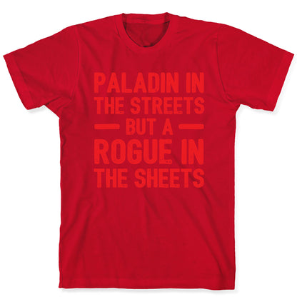 Paladin In The Streets But A Rogue In The Sheets T-Shirt