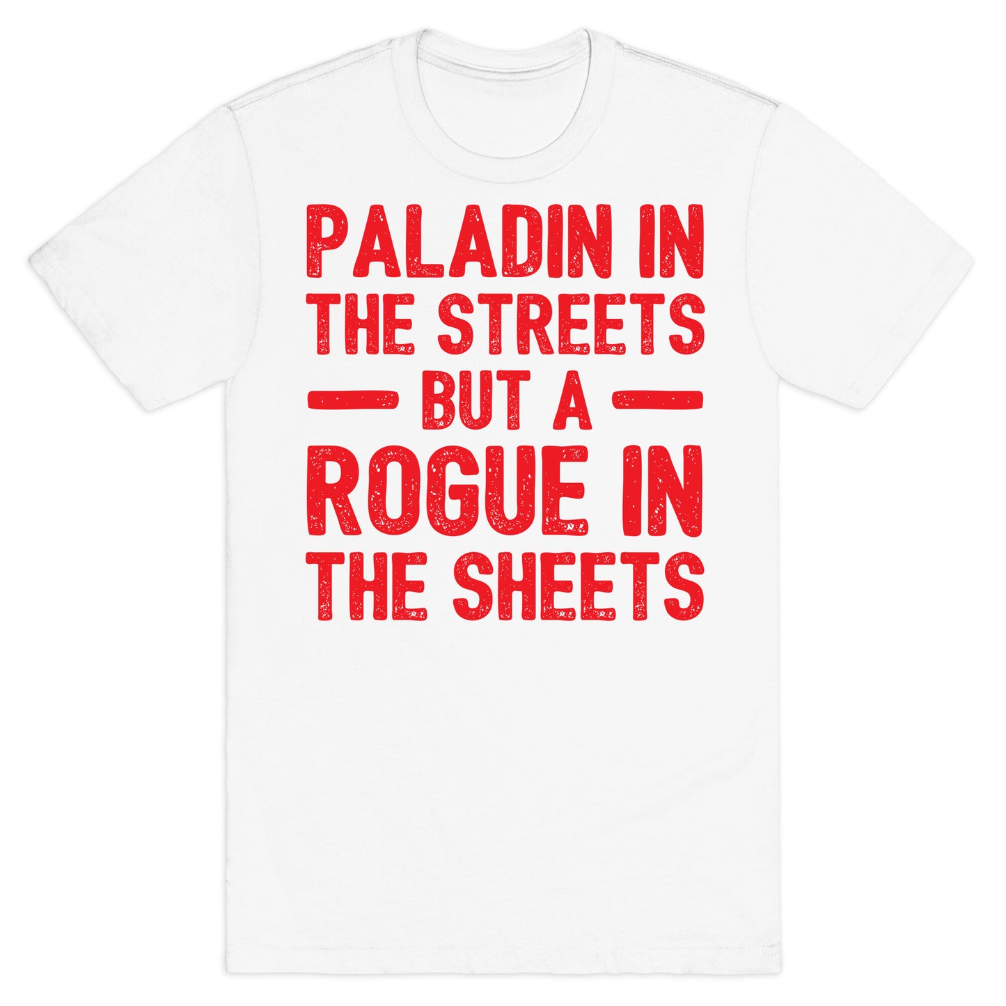 Paladin In The Streets But A Rogue In The Sheets T-Shirt