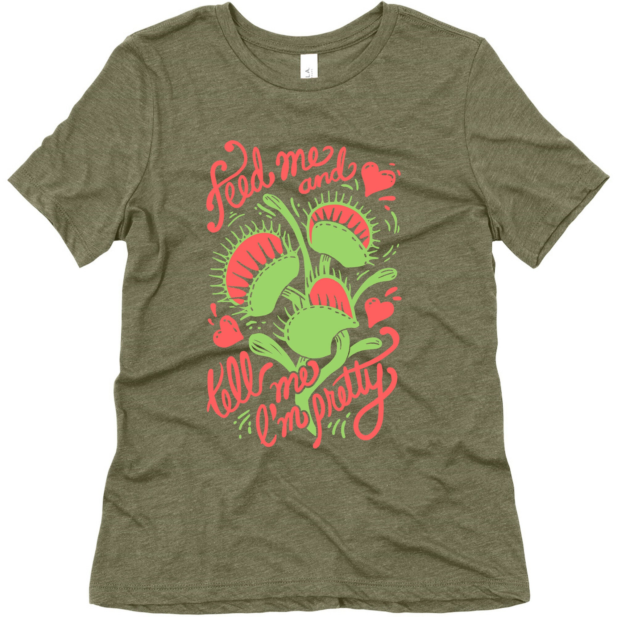 Venus Fly Trap: Feed Me And Tell Me I'm Pretty Women's Triblend Tee