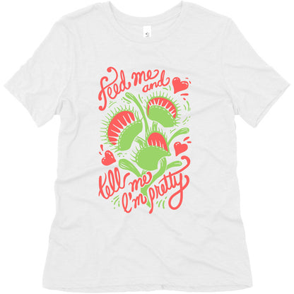 Venus Fly Trap: Feed Me And Tell Me I'm Pretty Women's Triblend Tee