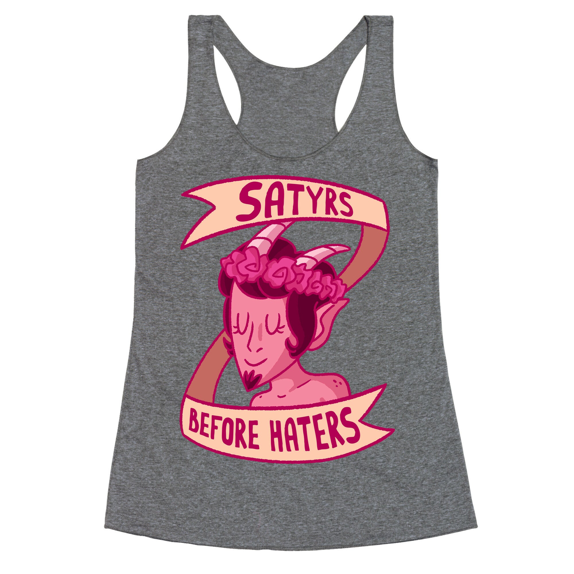 Satyrs Before Haters Racerback Tank