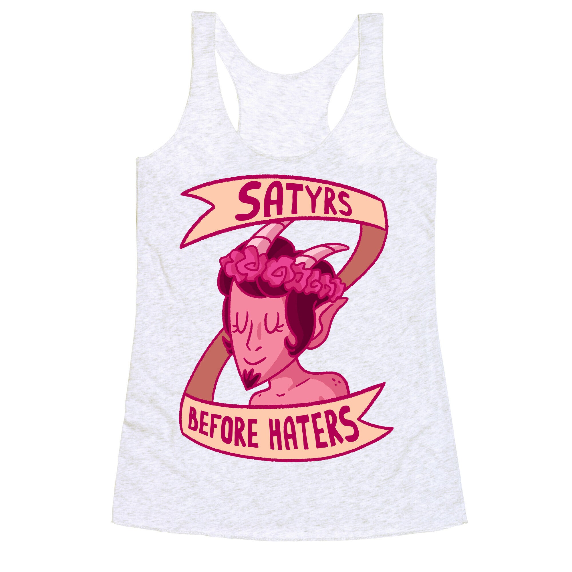 Satyrs Before Haters Racerback Tank