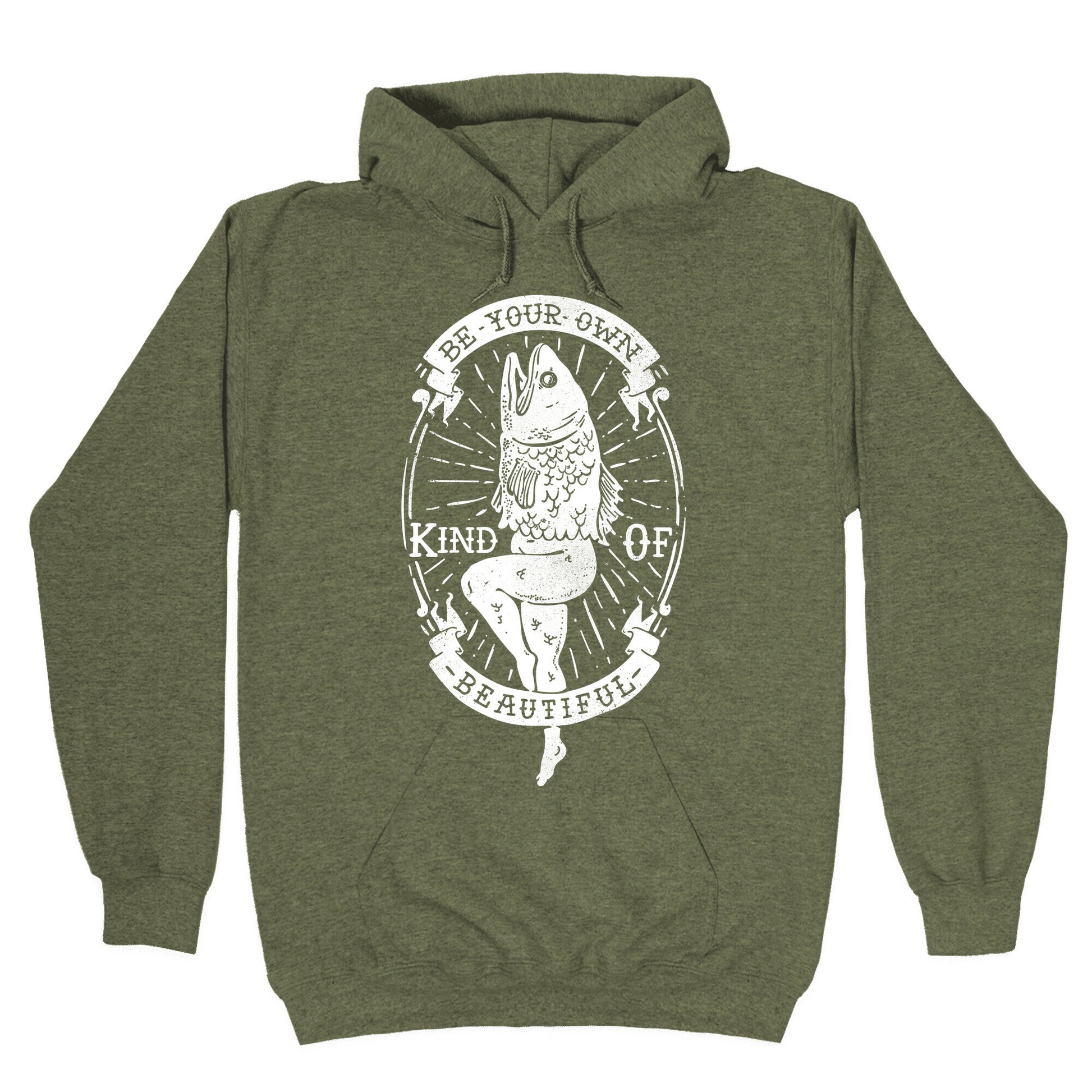 Be Your Own Kind Of Beautiful Reversed Mermaid Hoodie